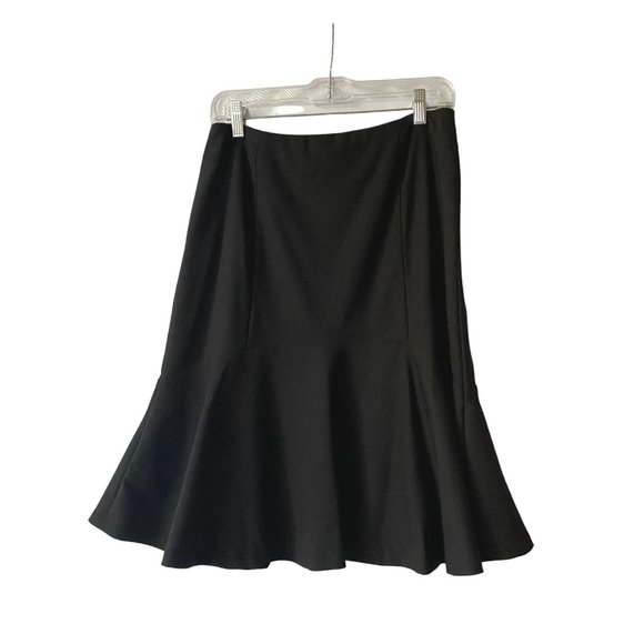 Ann Taylor Women's Black Skirt With Peplum Detail Size 4 - Picture 2 of 5